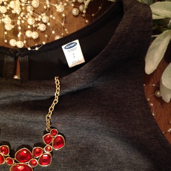 Old Navy - Heather Grey Midi Slim Dress - Picture 2 of 6